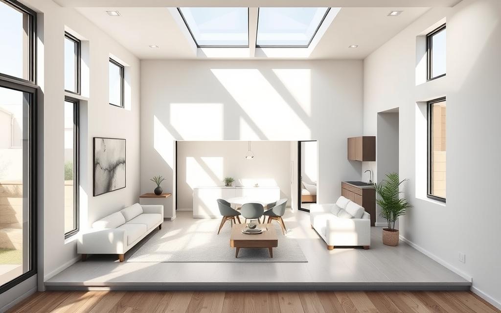 Planta de Casa com 2 Quartos e 1 Suite