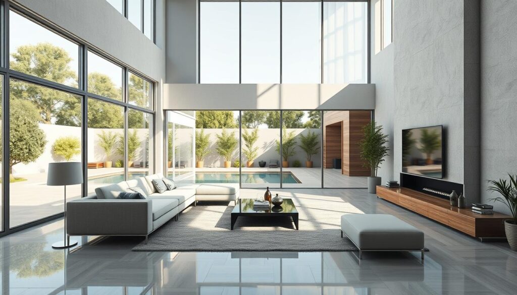 Renderização realista de um projeto arquitetônico feito com SketchUp e V-Ray, demonstrando o potencial das melhores especializações em arquitetura