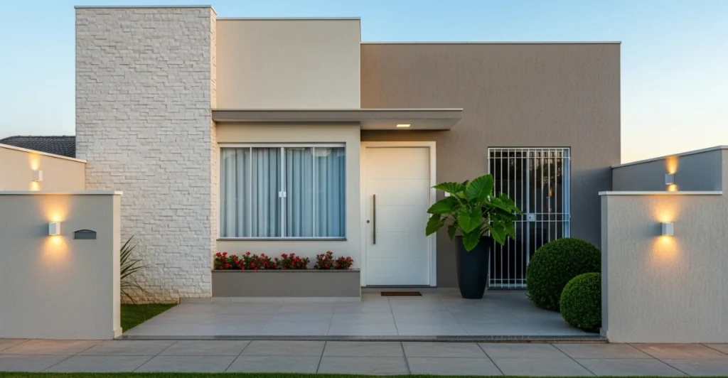 projeto de casas 2 quartos