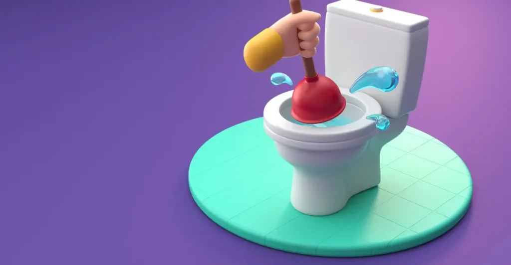 como desentupir o vaso sanitário rapido